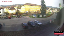 Střed obce Rokytnice nad Jizerou