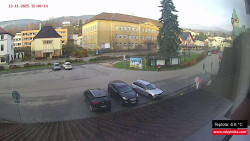 Střed obce Rokytnice nad Jizerou