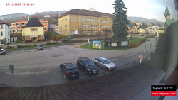 Střed obce Rokytnice nad Jizerou