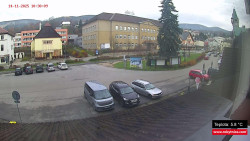 Střed obce Rokytnice nad Jizerou