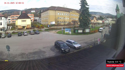 Střed obce Rokytnice nad Jizerou