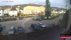 Střed obce Rokytnice nad Jizerou