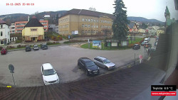 Střed obce Rokytnice nad Jizerou