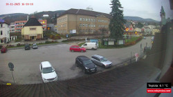 Střed obce Rokytnice nad Jizerou