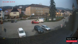 Střed obce Rokytnice nad Jizerou