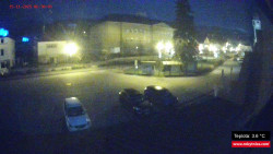 Střed obce Rokytnice nad Jizerou