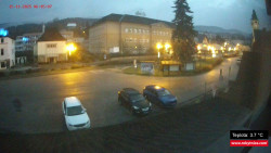 Střed obce Rokytnice nad Jizerou