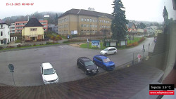 Střed obce Rokytnice nad Jizerou