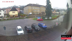 Střed obce Rokytnice nad Jizerou