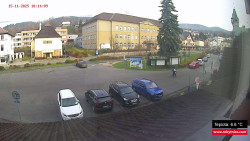 Střed obce Rokytnice nad Jizerou