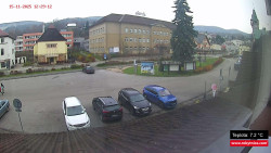 Střed obce Rokytnice nad Jizerou