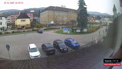 Střed obce Rokytnice nad Jizerou