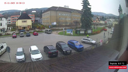 Střed obce Rokytnice nad Jizerou