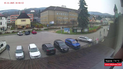 Střed obce Rokytnice nad Jizerou