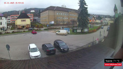 Střed obce Rokytnice nad Jizerou