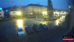 Střed obce Rokytnice nad Jizerou