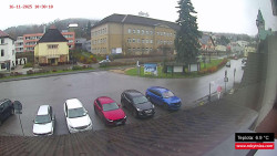 Střed obce Rokytnice nad Jizerou