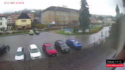 Střed obce Rokytnice nad Jizerou