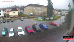 Střed obce Rokytnice nad Jizerou