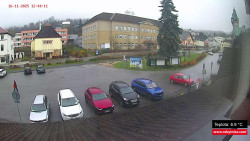 Střed obce Rokytnice nad Jizerou