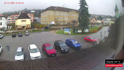 Střed obce Rokytnice nad Jizerou