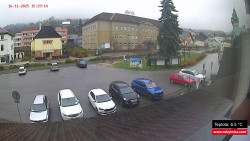 Střed obce Rokytnice nad Jizerou