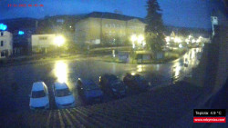 Střed obce Rokytnice nad Jizerou