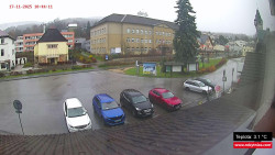 Střed obce Rokytnice nad Jizerou