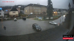 Střed obce Rokytnice nad Jizerou