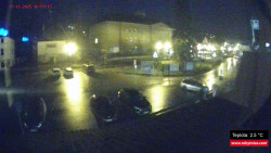 Střed obce Rokytnice nad Jizerou