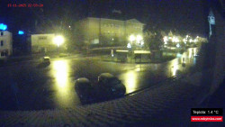 Střed obce Rokytnice nad Jizerou