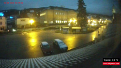 Střed obce Rokytnice nad Jizerou