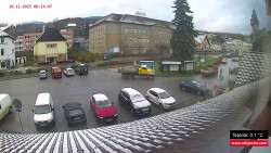 Střed obce Rokytnice nad Jizerou