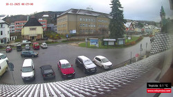 Střed obce Rokytnice nad Jizerou