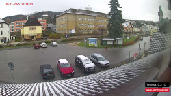 Střed obce Rokytnice nad Jizerou