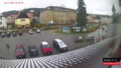 Střed obce Rokytnice nad Jizerou