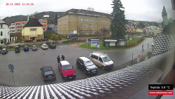 Střed obce Rokytnice nad Jizerou