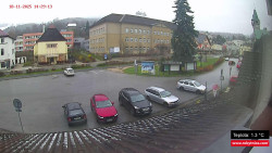 Střed obce Rokytnice nad Jizerou