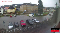 Střed obce Rokytnice nad Jizerou