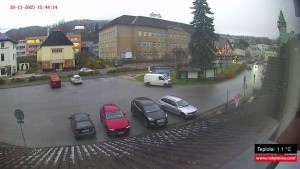 Město Rokytnice nad Jizerou - Střed obce Rokytnice nad Jizerou - 18.11.2025 v 15:45 Město Rokytnice nad Jizerou - Střed obce Rokytnice nad Jizerou - 18.11.2025 v 15:45