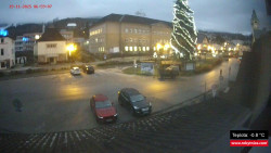 Střed obce Rokytnice nad Jizerou