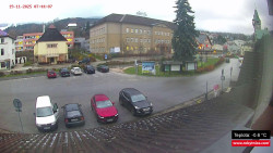 Střed obce Rokytnice nad Jizerou