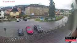 Střed obce Rokytnice nad Jizerou