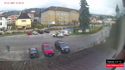 Střed obce Rokytnice nad Jizerou