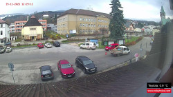 Střed obce Rokytnice nad Jizerou