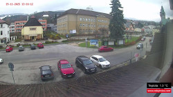 Střed obce Rokytnice nad Jizerou