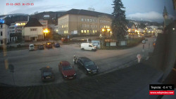 Střed obce Rokytnice nad Jizerou