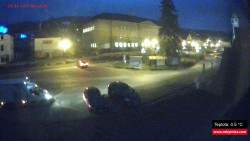 Střed obce Rokytnice nad Jizerou