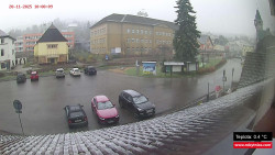 Střed obce Rokytnice nad Jizerou