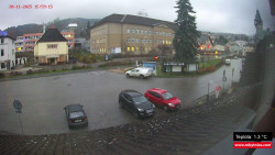 Střed obce Rokytnice nad Jizerou